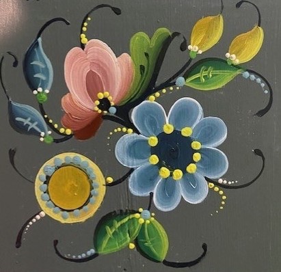 Sample — Os style rosemaling